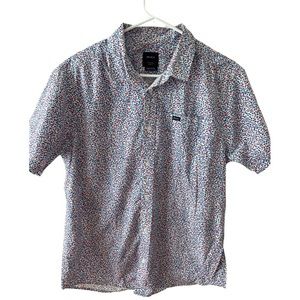 RVCA Floral Short Sleeved Button Down